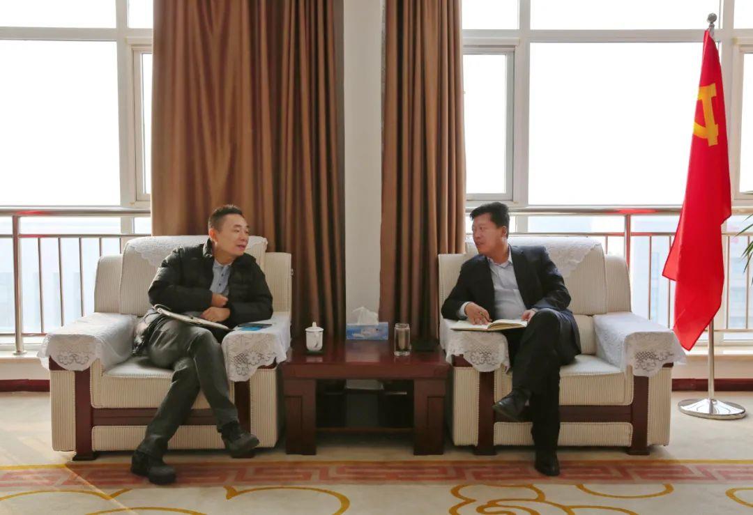 田雷董事长会见沧州临港开发区党工委书记、管委会主任张剑华，就打造开发区气凝胶产业集群进行洽谈